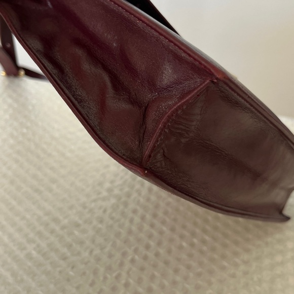 Celine Bordeaux Leather Crossbody Bag - Picture 7 of 14